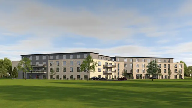 Visualisierung der neuen Seniorenresidenz an der Wulmstorfer Straße – 129 Plätze für pflegebedürftige Menschen | Foto: Specht Gruppe