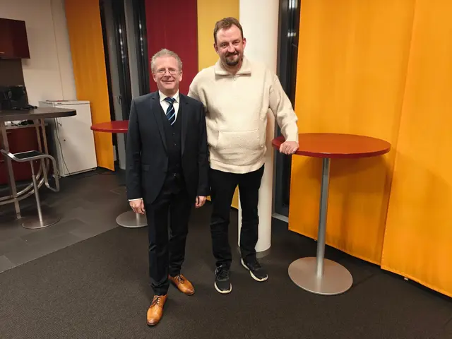 Christian Krüger (li.) und Nick Freudenthal | Foto: SPD Ortsverein Buxtehude