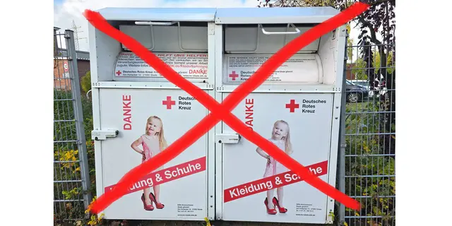Sie wird es im Landkreis Stade künftig nicht mehr geben: die Altkleidercontainer des DRK  | Foto: DRK