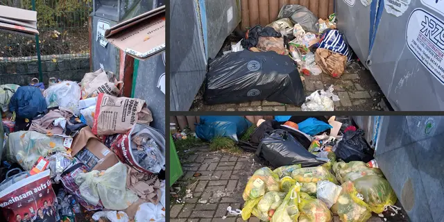 Einige erschreckende Beispiele für den illegal entsorgten Müll an den Containerplätzen in der Samtgemeinde Lühe | Foto: SG Lühe