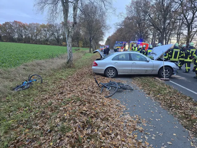 Die Fahrräder im Seitenraum | Foto: Polizei