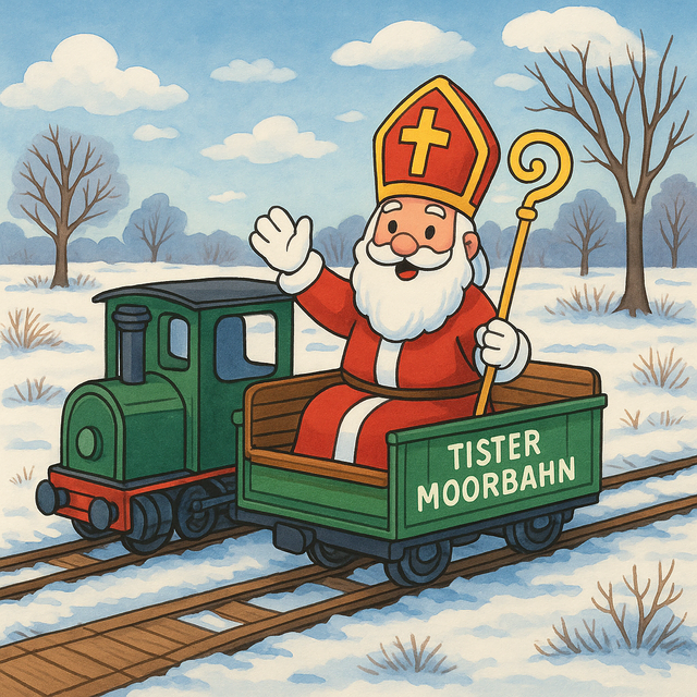 Nikolaus in Tister Moorbahn_Symbolbild | Foto: Chat_GPT_jvp
