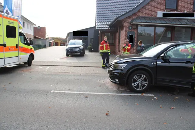 Die Unfallstelle | Foto: Jürgen Bockelmann /Feuerwehr Harsefeld