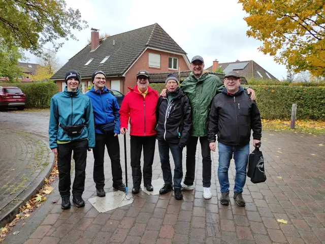 Die Mannschaft des TVV Neu-Wulmstorf (Gewinner Herren):
Georg Fuchs, Florian Fuchs, Willibald Müller, Hermann Holz, Dirk Wiltfang und Maik Schütt | Foto: Pfeifenclub Otter