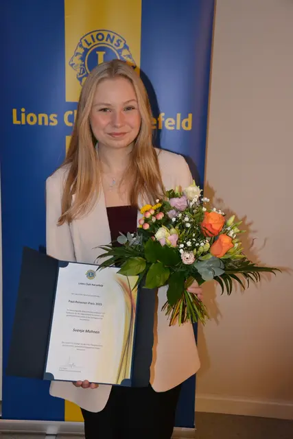 Preisträgerin Svenja Mohnen (18)  | Foto: sc