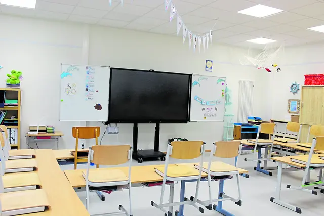 Die neuen Klassenräume sind hell und modern ausgestattet | Foto: sb