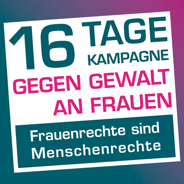 Motiv zur „sechzehn Tage Kampagne“ gegen Gewalt an Frauen | Foto: Gemeinde Neu Wulmstorf