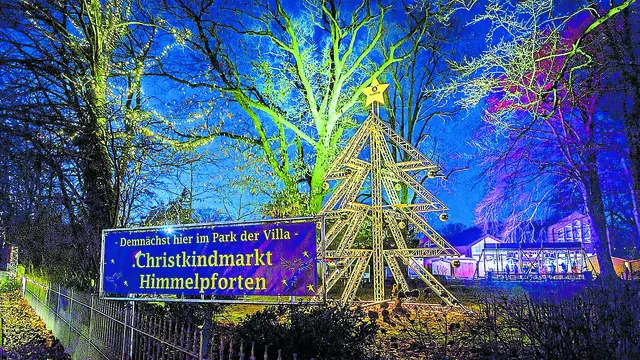 Der Christkindmarkt bei der Villa von Issendorff wird dieses Jahr etwas anders aussehen | Foto: Peter Carsten