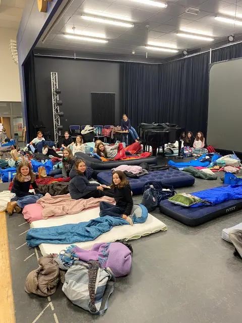 Rechnen und Schlafen in der Schule - bei der "Langen Nacht der Mathematik" am GAK.