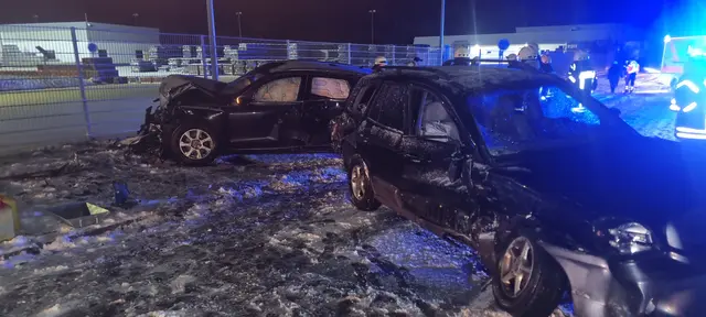 Die Unfallstelle | Foto: Frank Höper /FF Samtgemeinde Apensen