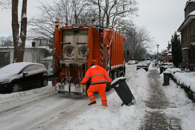 Die Müllabfuhr erfolgt im Winter oft unter erschwerten Bedingungen | Foto: Karl Meyer AG