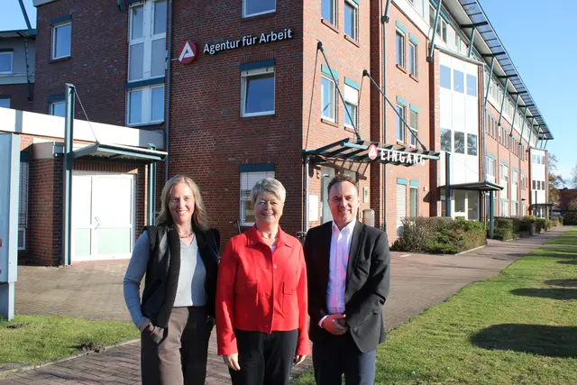 Stellten die Ausbildungsbilanz vor (v.li.): Kim Katharina Koch, Dagmar Froelich und Dirk Immken | Foto: sb