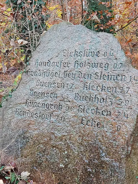 Wegweiser Findling | Foto: Verein Postkutsche Lüneburger Heide e.V.