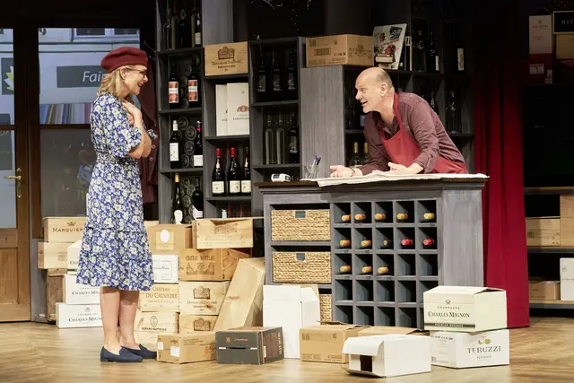 Weinverkäufer Jacques trifft auf die etwas weltfremde Hortense, die prompt sein Leben umkrempelt | Foto: Oliver Fantitsch