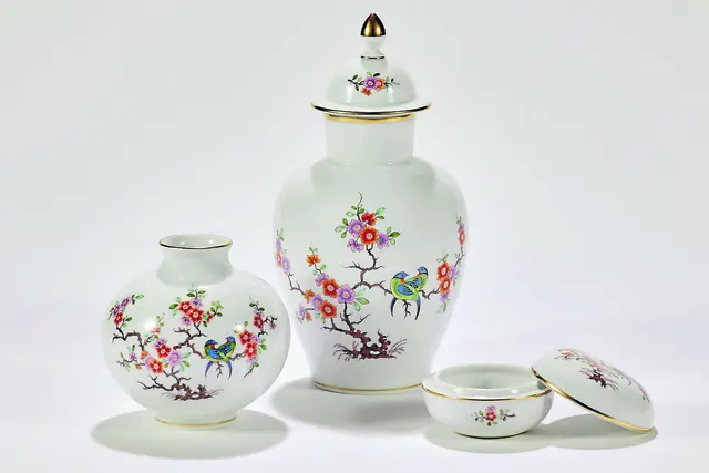 Indische Blumen und Vogelmalerei (Meissen) | Foto: Rüdiger Fritsche