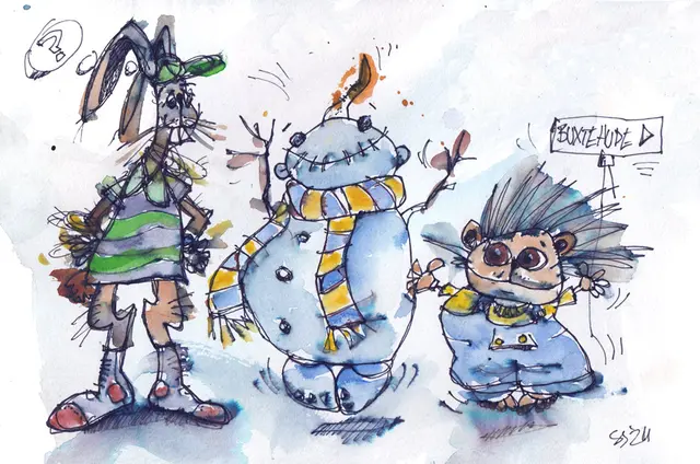 Die frechen Illustrationen von Sven Brauer verleihen der Erzählung eine eigene, charmant verschrobene Bildwelt | Foto: Sven Brauer