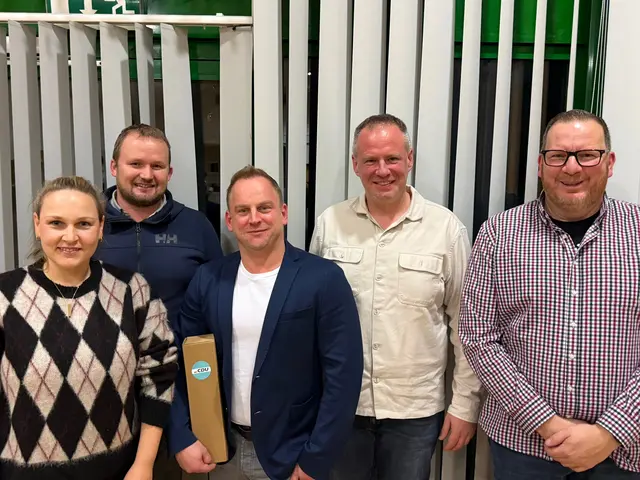 Teile des Vorstands der CDU Ortsgruppe Meckelfeld/Klein-Moor (v.li.): Janina Freudenberg, Sören Koppermann, Marc Krüger, Andreas Kirchner, Stefan Mundt | Foto: CDU Seevetal 