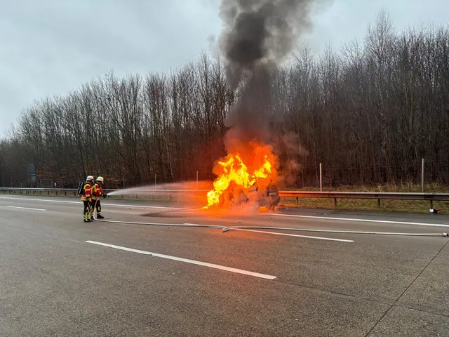 Die Mercedes-A-Klasse brannte vollständig aus | Foto: Stephan Maack, FF Ohlendorf
