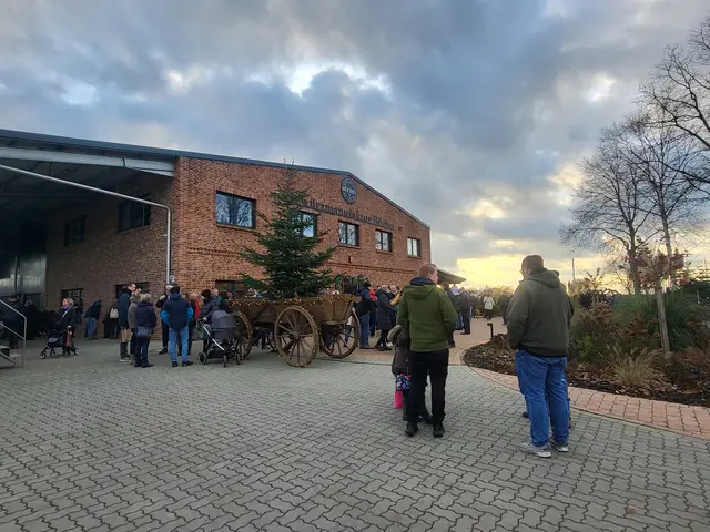 Weihachten in Ahlerstedt auf dem Gelände der Firma Büchel | Foto: wd