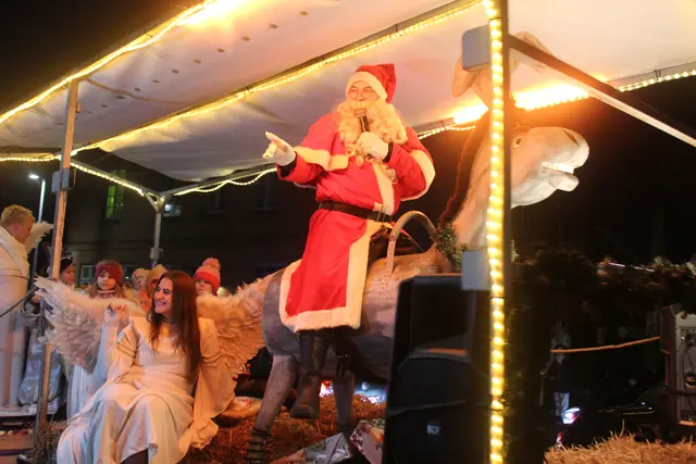 Der Weihnachtsmann in Himmelpforten | Foto: sb