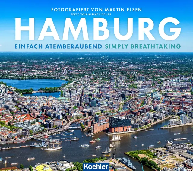 Der neue Hamburg-Bildband kostet 34 Euro | Foto: Martin Elsen