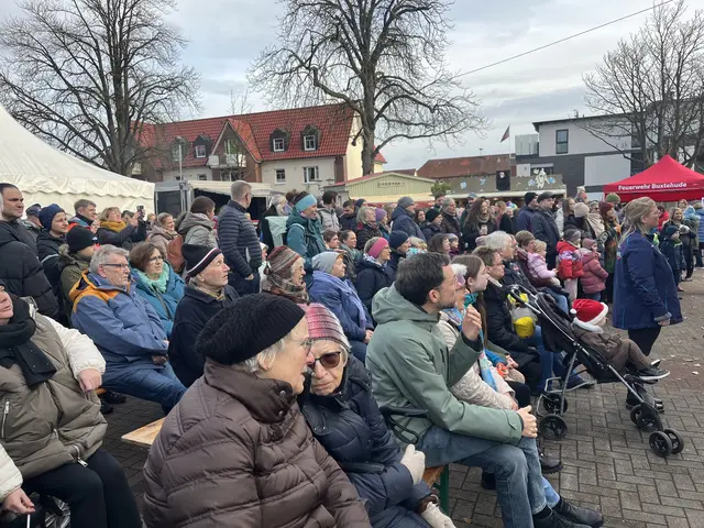Vollen Reihen beim Auftritt der Buxtehuder Stieglitze | Foto: Sandra Polenz