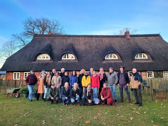 Engagiert und motiviert: Der neue Ausbildungsjahrgang der zertifizierten Natur- und Landschaftsführenden beim Auftaktwochenende | Foto: Naturpark_Lüneburger_Heide