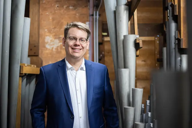 Kai Schöneweiß in der Tostedter Johanneskirche.  | Foto: Ev.-luth. Johanneskirchengemeinde Tostedt