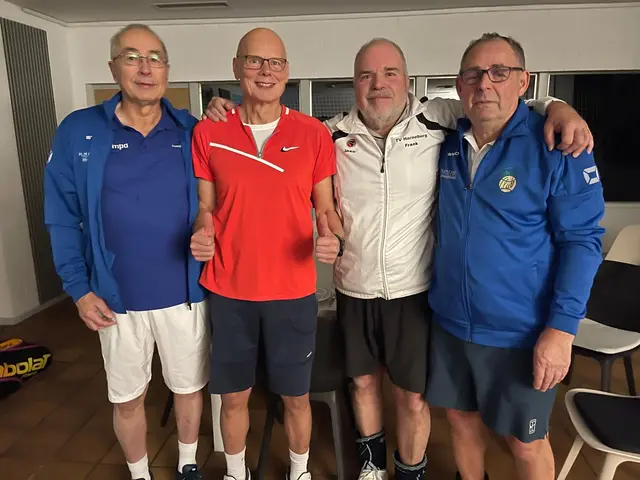 von links: Joachim Kellermann, Karl-Heinz Driller, Frank Jeschke und Werner von Borstel | Foto: Verein