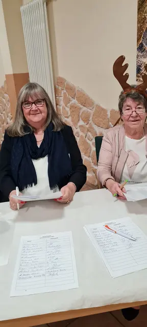 Schatzmeisterin Elke Tuzina und Revisorin Anni Allisat | Foto: SoVD Meckelfeld/Hörsten - Liermann