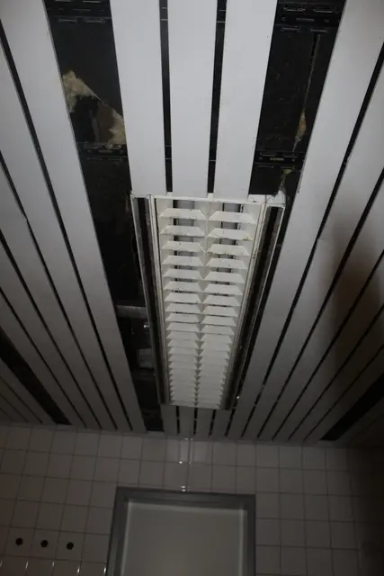 Auch die Deckenverkleidung ist abgängig | Foto: pm
