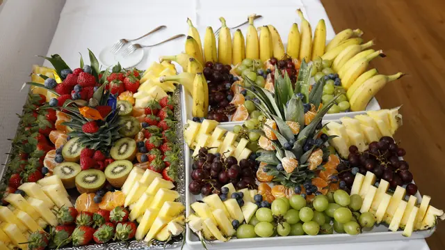 Gesunde Kost gehörte zur Speisefolge | Foto: AR Promedia