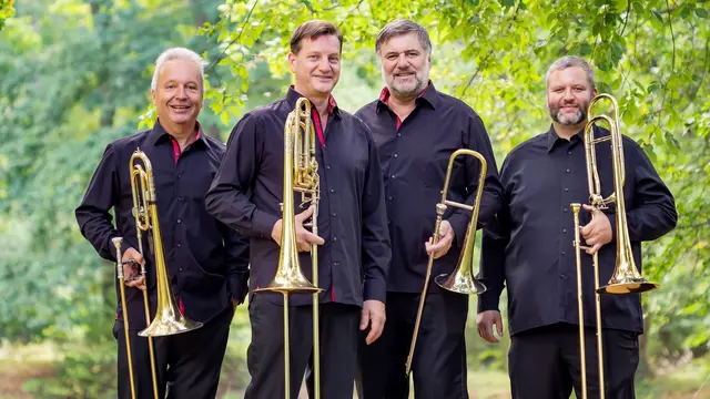 Kultur in der Kirche erwartet das Leipziger Posaunenquartett OPUS 4 mit einem Adventskonzert in der St. Marienkirche Himmelpforten. | Foto: OPUS 4