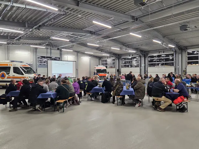 Insgesamt gibt es 750 Mobile Retter im Landkreis Harburg. Nicht alle waren zur Feier im Katastrophenschutzzentrum Winsen gekommen | Foto: Landkreis Harburg