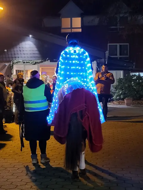 Das Pferd und seine Reiterin waren prächtig geschmückt | Foto: sh