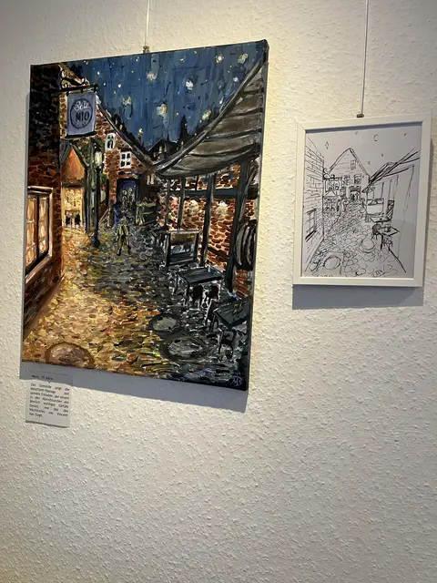 Kinder-Kunstausstellung in der Hospizgruppe Buxtehude | Foto: Sandra Polenz