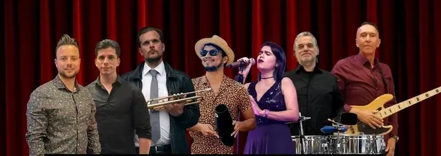 Fuego de Barrio, Band (v. li.): Alexander, Ian, Hans, Alejandro, Ramona, Dominik und Jörg | Foto: https://fuegodebarrio.de/