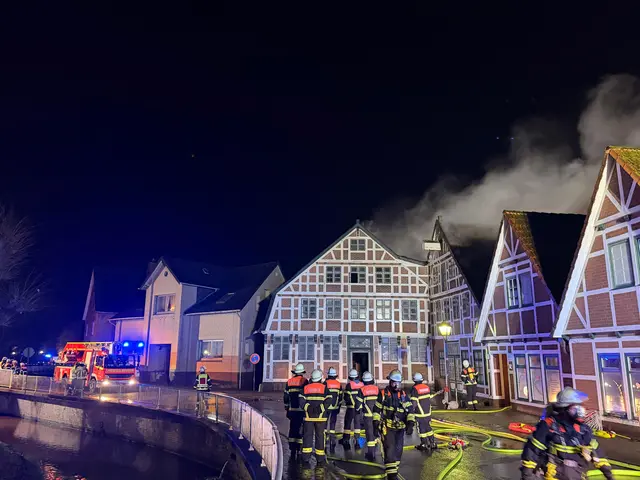 Großeinsatz im historischen Ortskern | Foto: Polizei