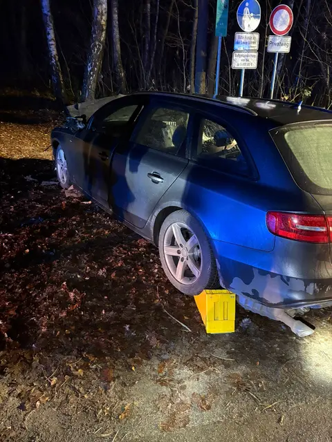 Die Unfallstelle | Foto: Frank Höper / FF Apensen