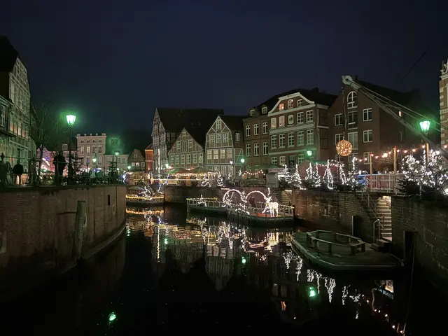 Der Ausblick auf die erleuchtete Hafen-Weihnacht am Fischmarkt war ein ganz besonderes Highlight | Foto: pau