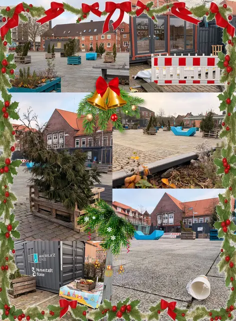 Weihnachtsgrüße vom Stader "Ankerplatz" | Foto: Malte Neumann/de.vecteezy.com