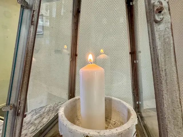 Das Friedenslicht im Hittfelder Rathaus | Foto: Gemeinde Seevetal