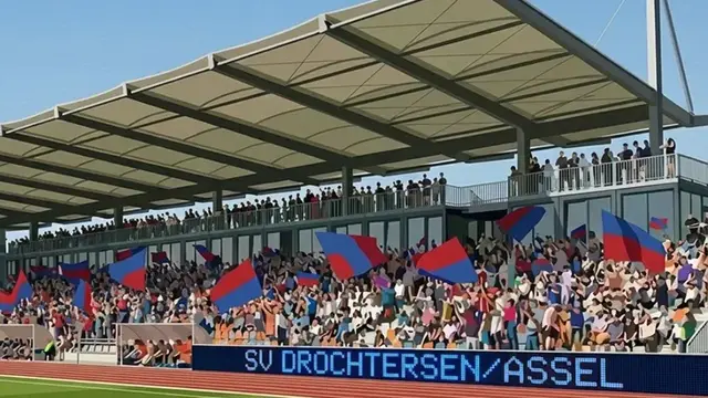 Animation: So soll die neue Tribüne aussehen  | Foto: D/A 