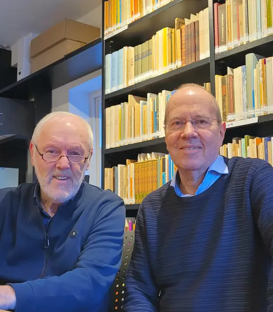 Hans-Joachim Dammann (li.) und Bernd Utermöhlen organisieren gemeinsam die "Lebensader Este"-Vorträge | Foto: Hans-Joachim Dammann