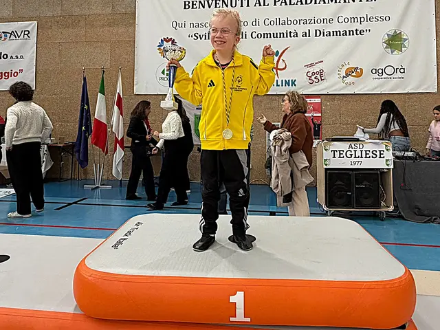 Die 9-jährige Lina Huber feierte ihren Mehrkampfsieg in Italien | Foto: TSV 08