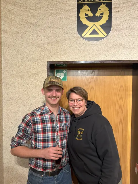 Die Faslamskinder 2026 (v. li.): Vin Schlegel, Kerry Strietzel | Foto: Faslamsclub Ohlendorf