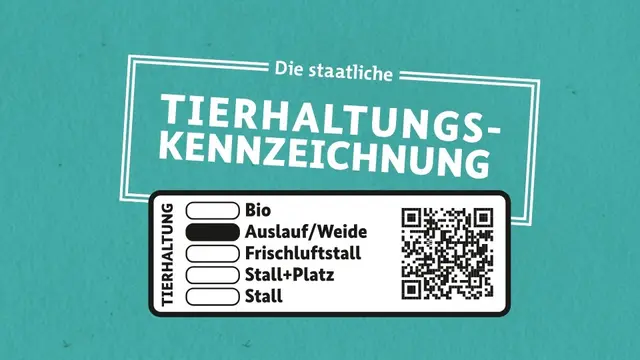 So sieht das ab März neue staatliche Tierhaltungssiegel aus | Foto: BMLEH