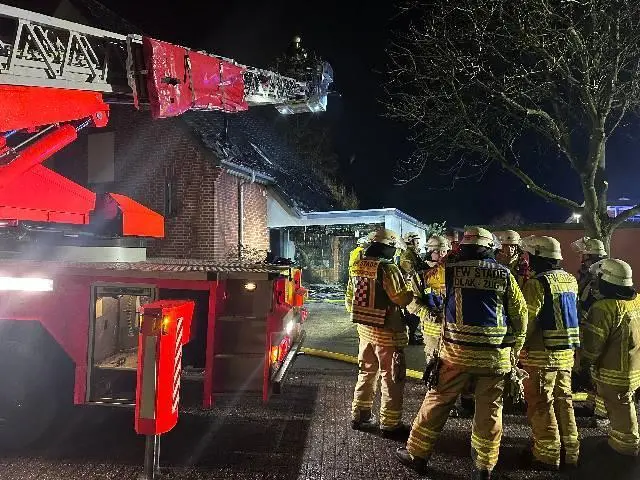 Feuer am Ziegelkamp in Stade | Foto: Polizei