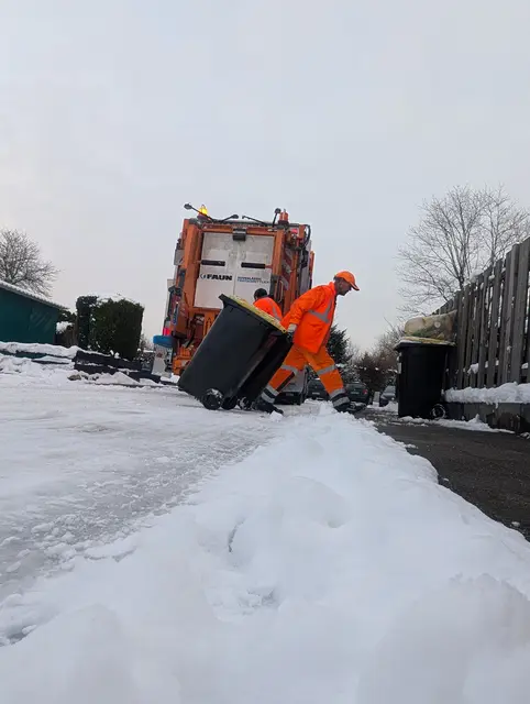 Müllabfuhr im Winter  | Foto:  Lars Koch / Karl Meyer Kommunalentsorgung