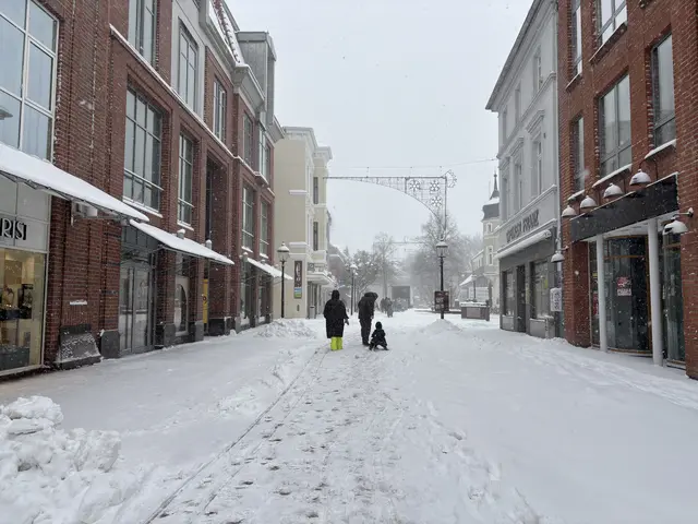 Der Schlitten ist das einfachste Transportmittel im Schnee